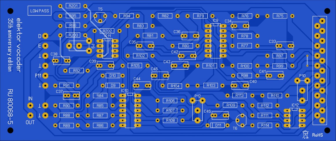 Elektor Vocoder - Low Pass Flter