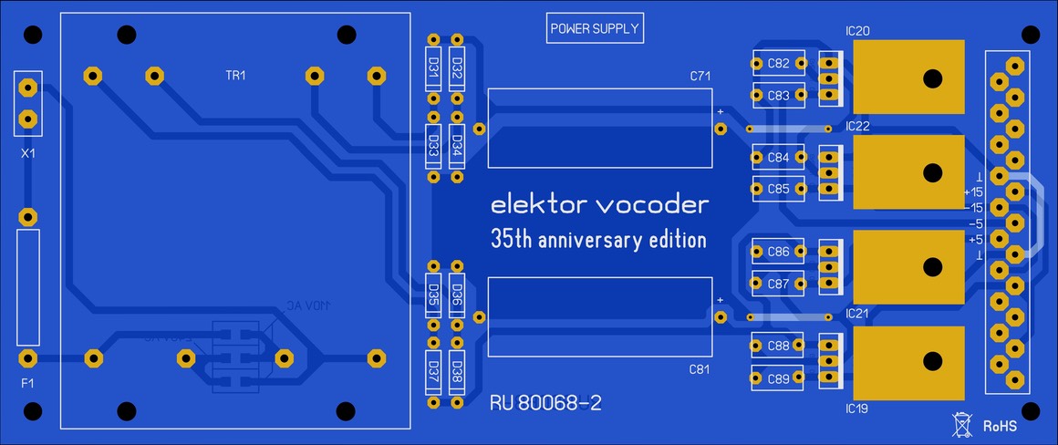 Elektor Vocoder - Power Supply